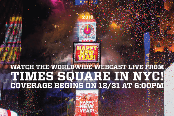 The Official Time Square New Year S Eve 2019 Live Webcast