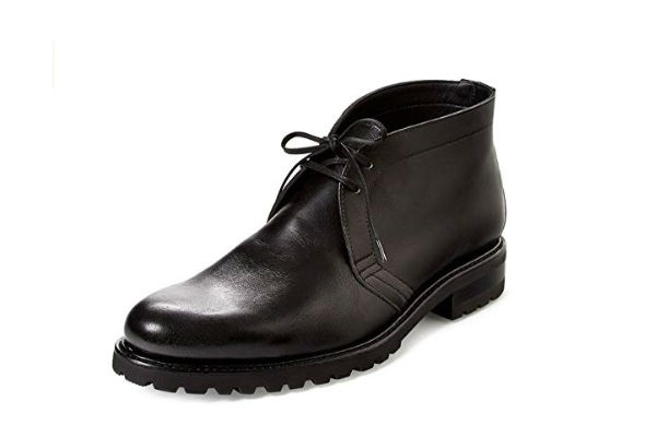 Harrys Of London Bentley Black Lug Leather Harlem Stroll Chukka Boots