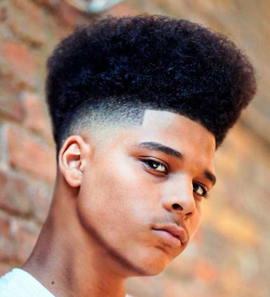 taper haircut for black men